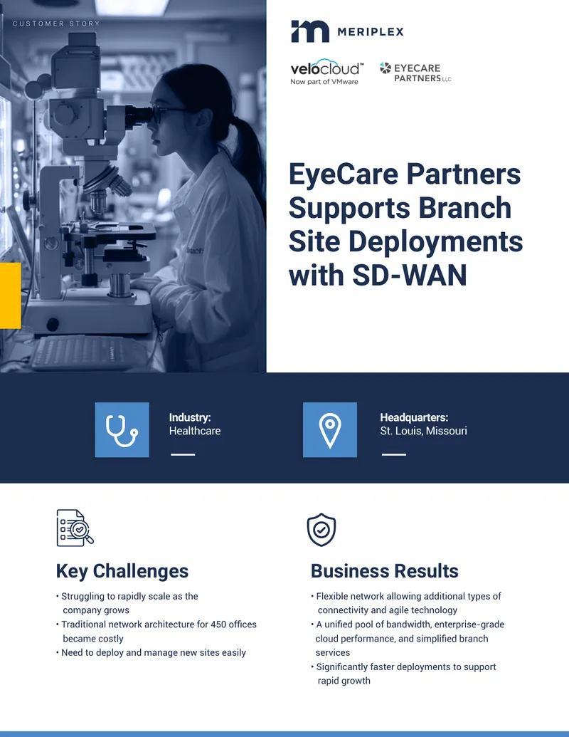 EyeCare Partners SD-WAN Implementation Case Study