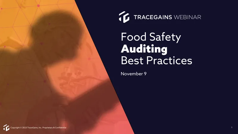 Food Safety Auditing Best Practices Guide
