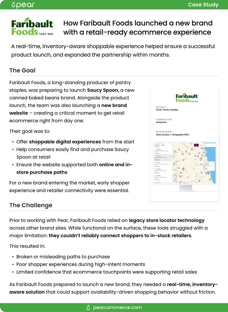 Faribault Foods Saucy Spoon Brand Launch Case Study
