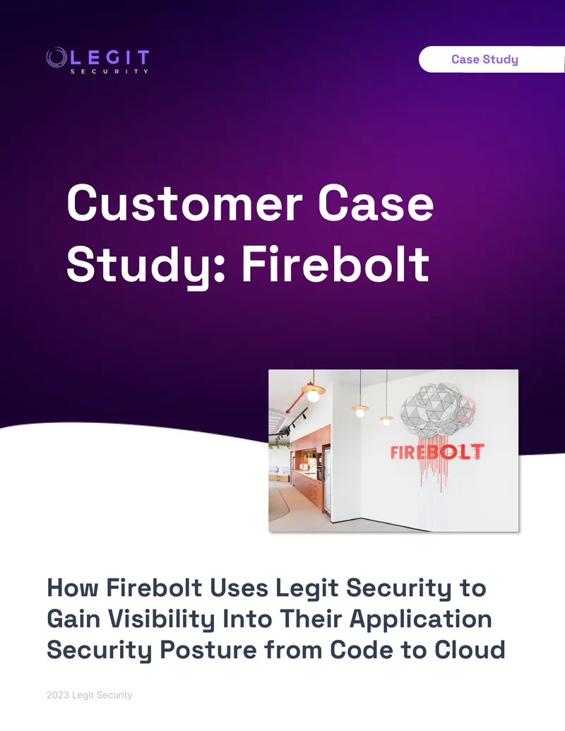 Firebolt Case Study on Application Security Management