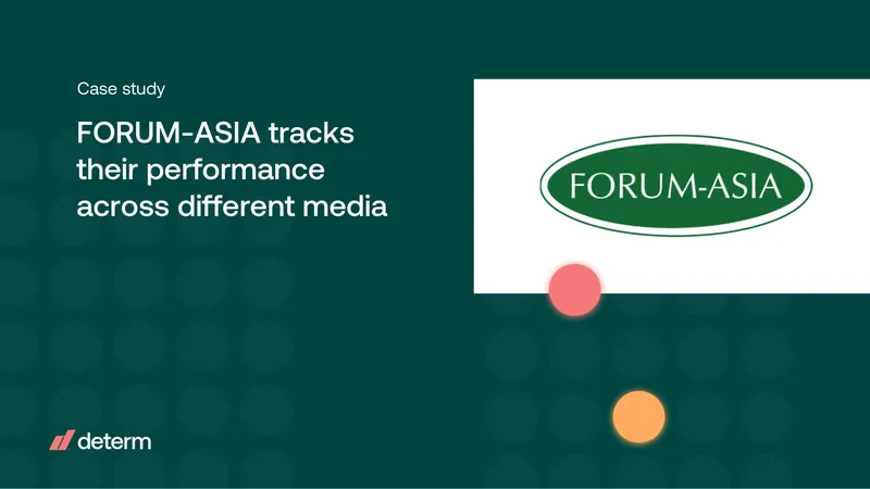 FORUM-ASIA Communications and Media Team Case Study