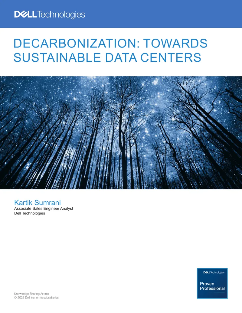 Decarbonization Strategies for Sustainable Data Centers