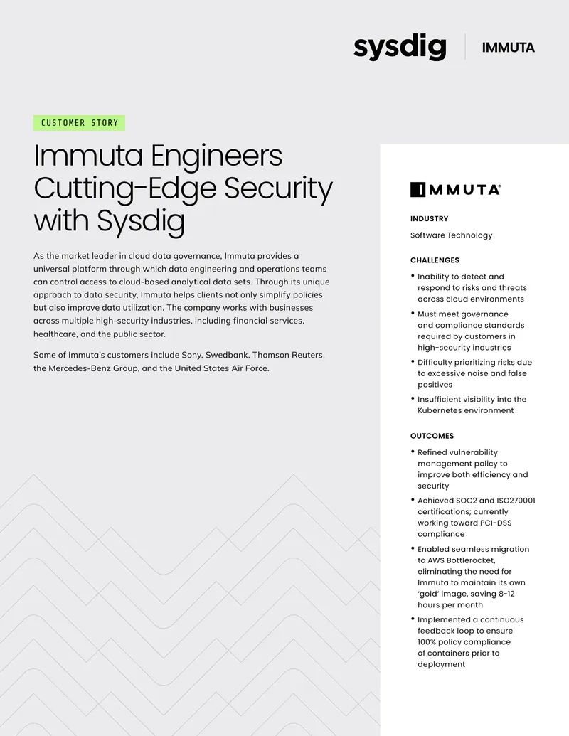 Immuta Customer Story on Security Enhancements