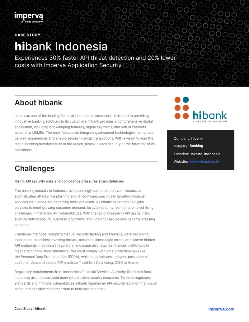 hibank Indonesia API Security Case Study