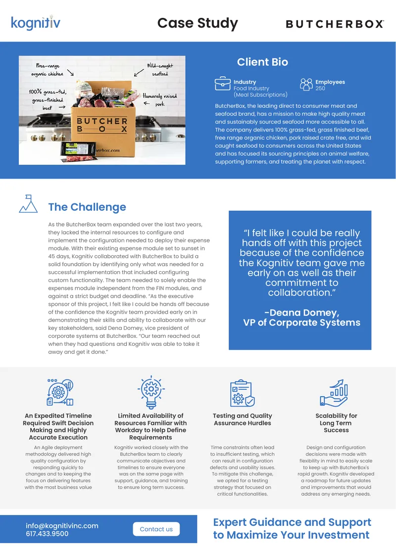 ButcherBox Expense Module Implementation Case Study