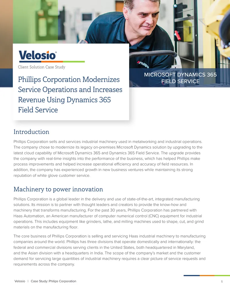 Phillips Corporation Case Study on Dynamics 365 Implementation