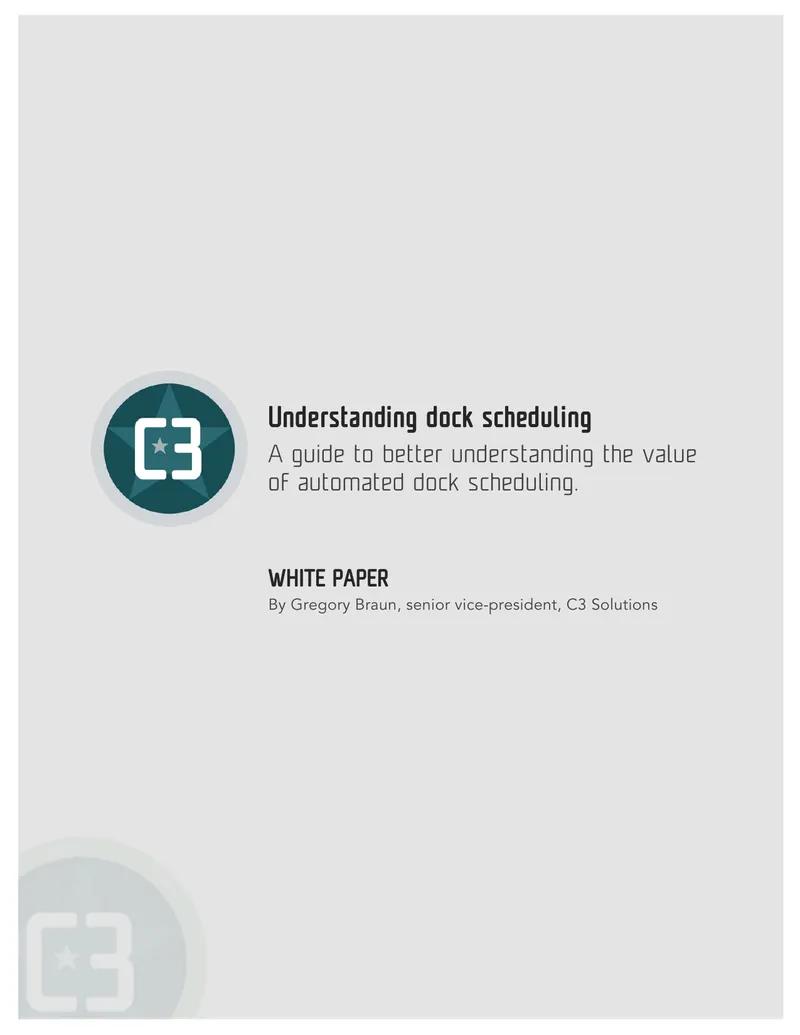 Understanding Automated Dock Scheduling Systems