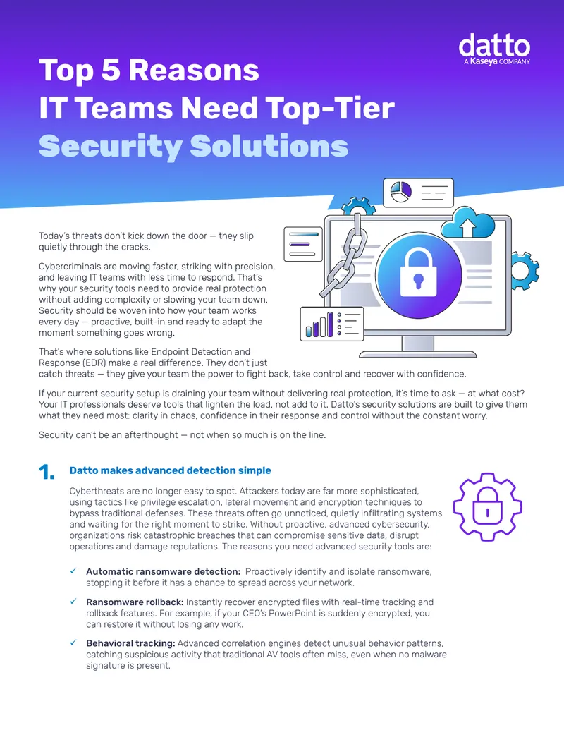 Top Reasons IT Teams Require Advanced Security Solutions
