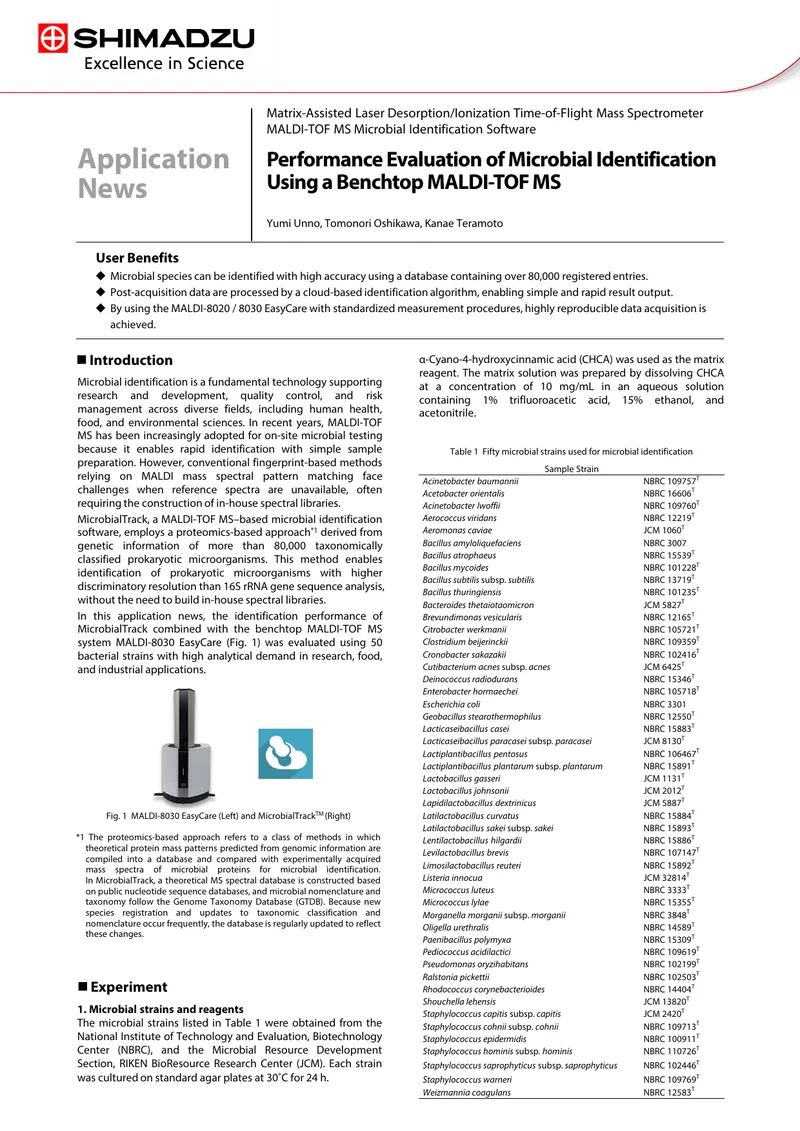 Evaluation of Microbial Identification Performance
