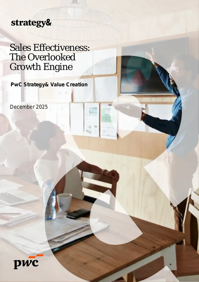Sales Effectiveness Growth Strategy Report