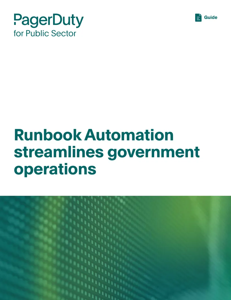 Runbook Automation for Government Operations