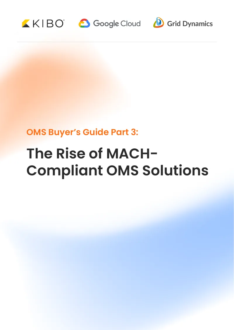 MACH-Compliant Order Management Systems Overview