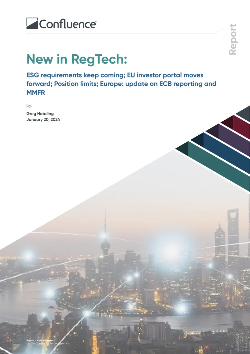 Recent Developments in Regulatory Technology