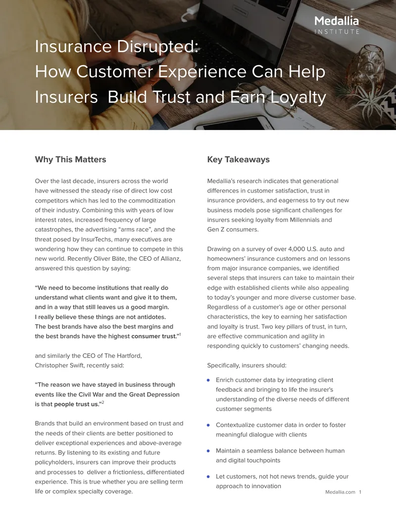 Insurance Industry Challenges and Customer Trust Strategies