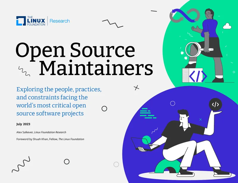 Open Source Maintainers Report preview page 1