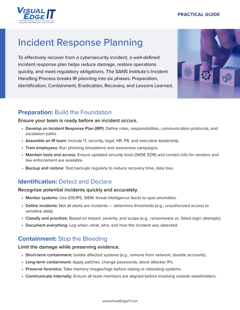 Incident Response Planning Guide