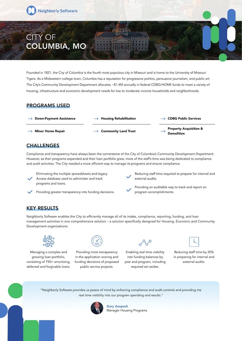 Community Development Program Management Solution