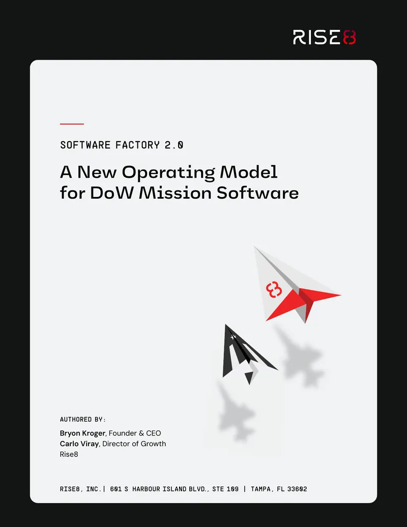 Software Factory 2.0 Operating Model for DoW Software