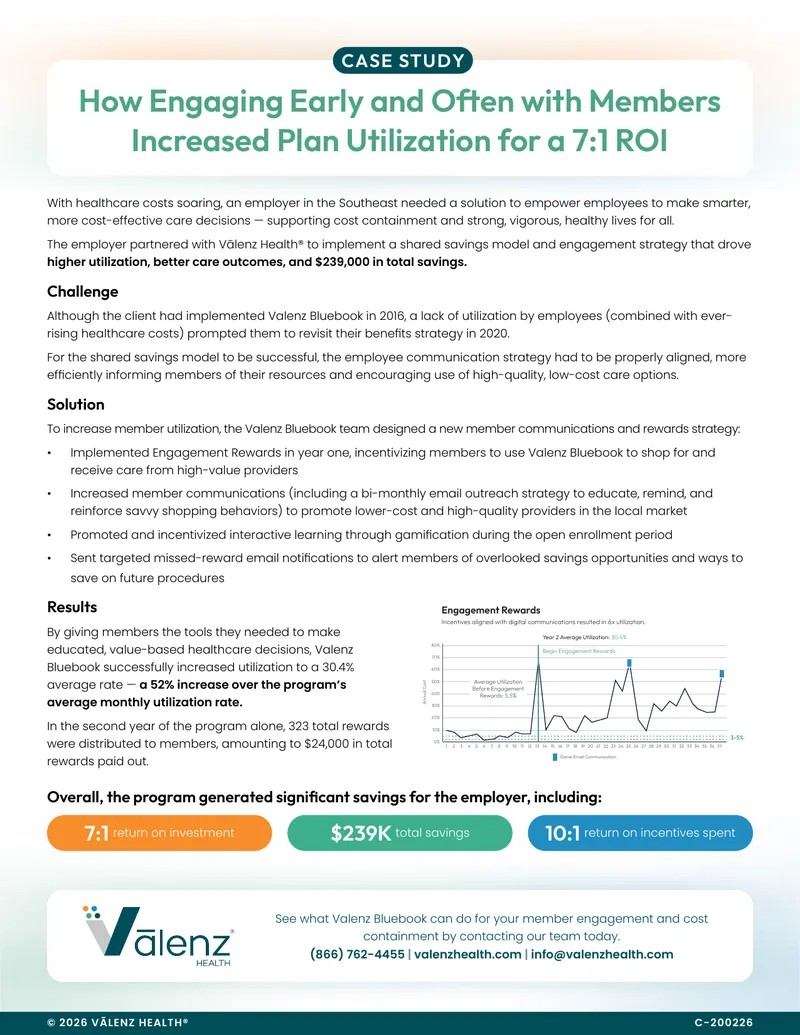 Member Engagement Strategy for Healthcare Cost Containment