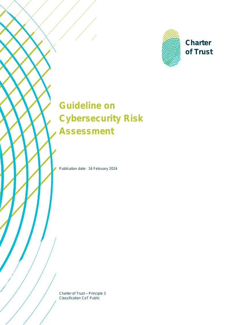 Guideline on Cybersecurity Risk Assessment