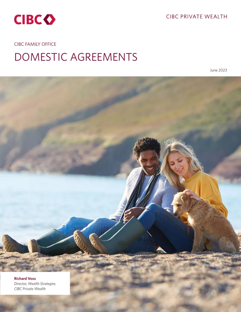 Domestic Agreements for Couples in Relationships