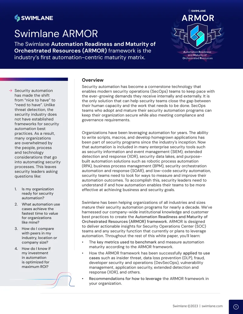 Automation Readiness and Maturity of Orchestrated Resources Framework