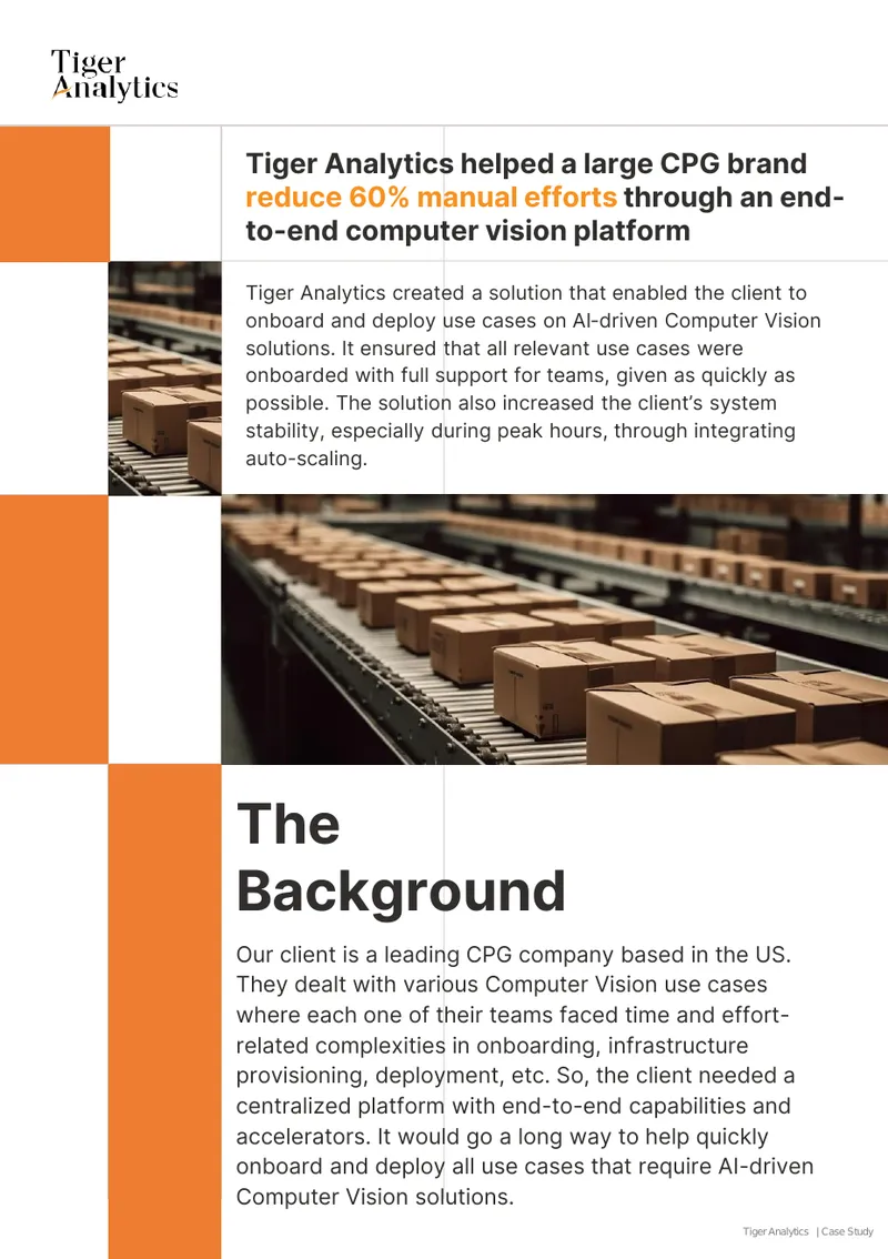 AI-Driven Computer Vision Solution Case Study