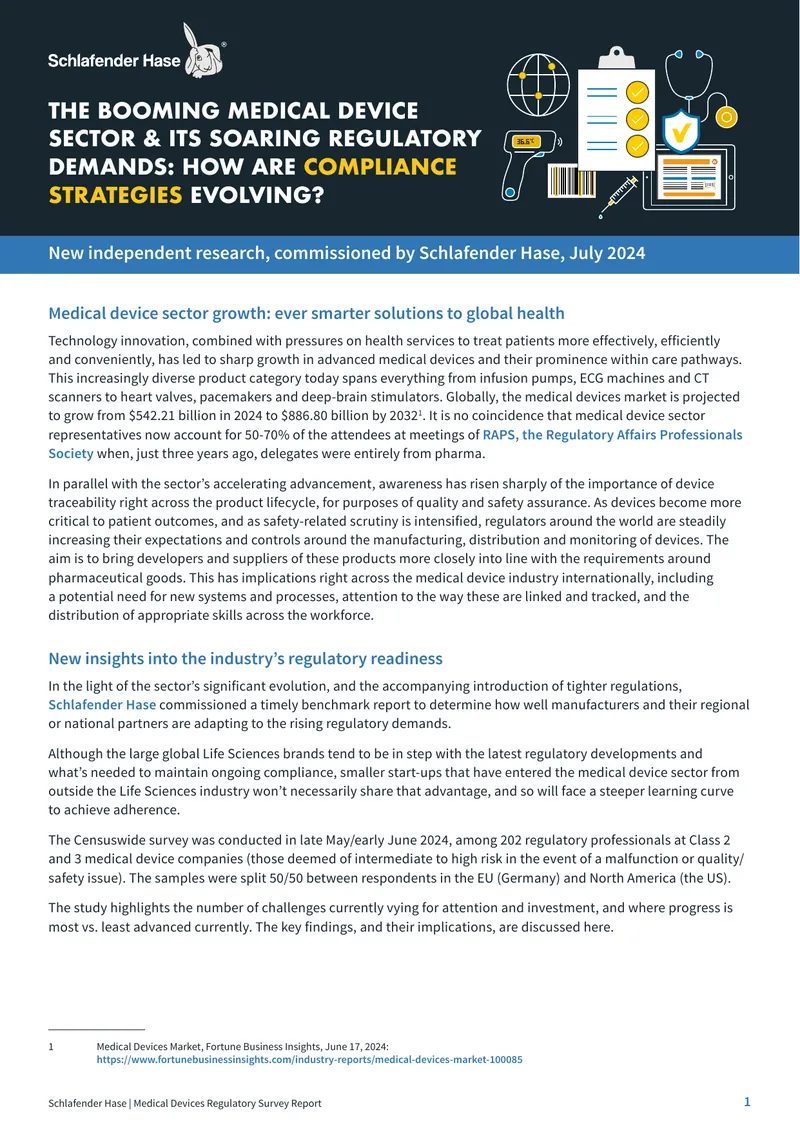 Medical Devices Regulatory Survey Report