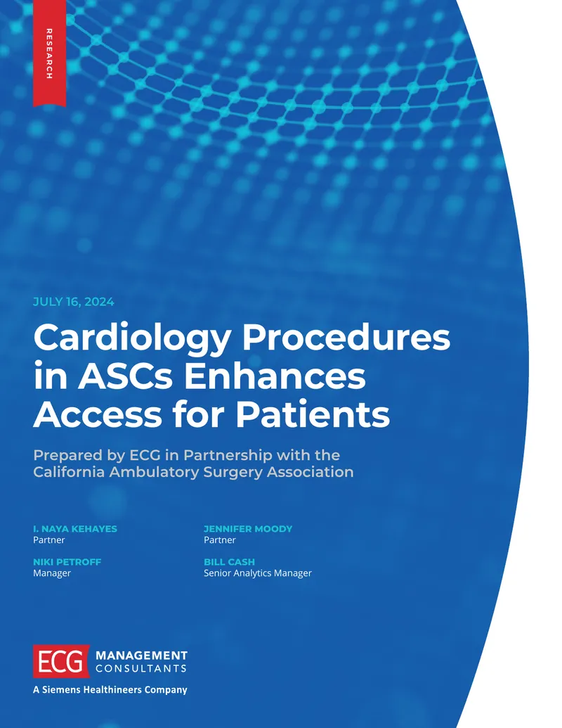 Cardiology Procedures in ASCs and Patient Access