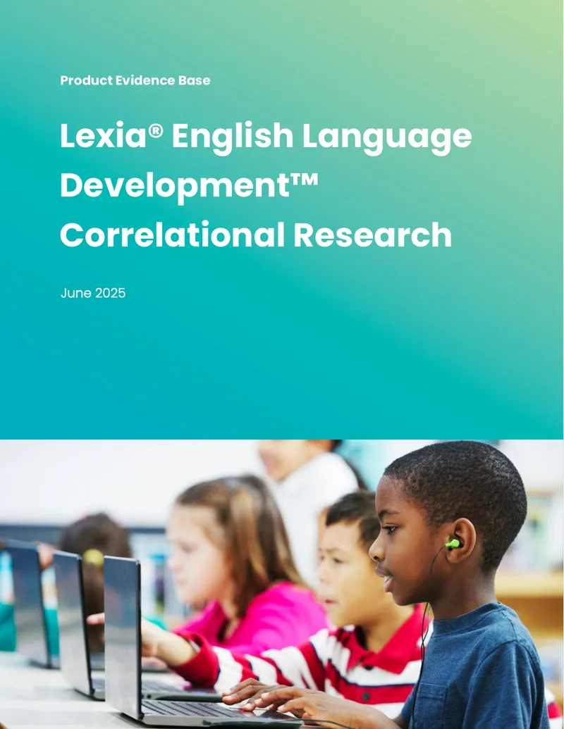 Lexia English Correlation Reports June 2025