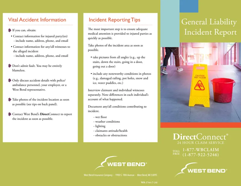 General Liability Incident Reporting Guidelines
