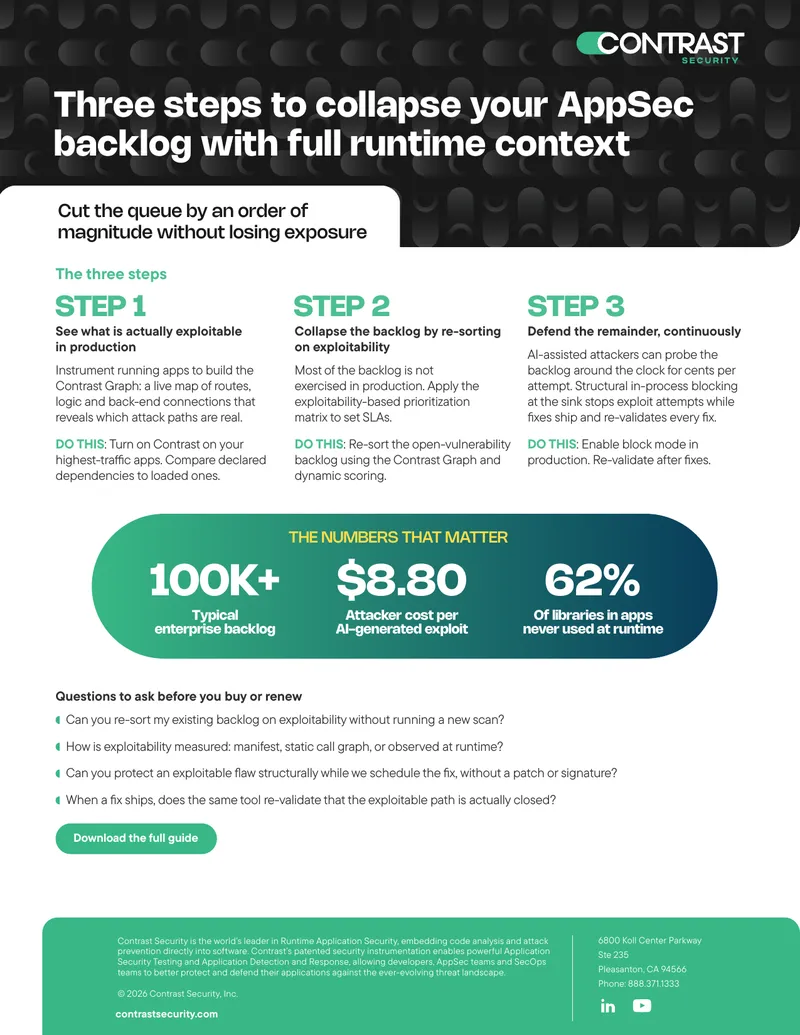 Application Security Backlog Management Guide