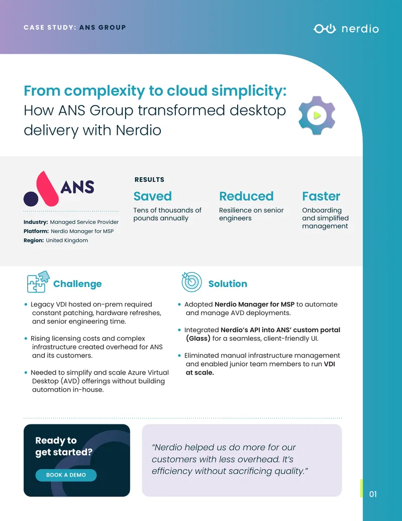 ANS Group Case Study on Azure Virtual Desktop Transformation