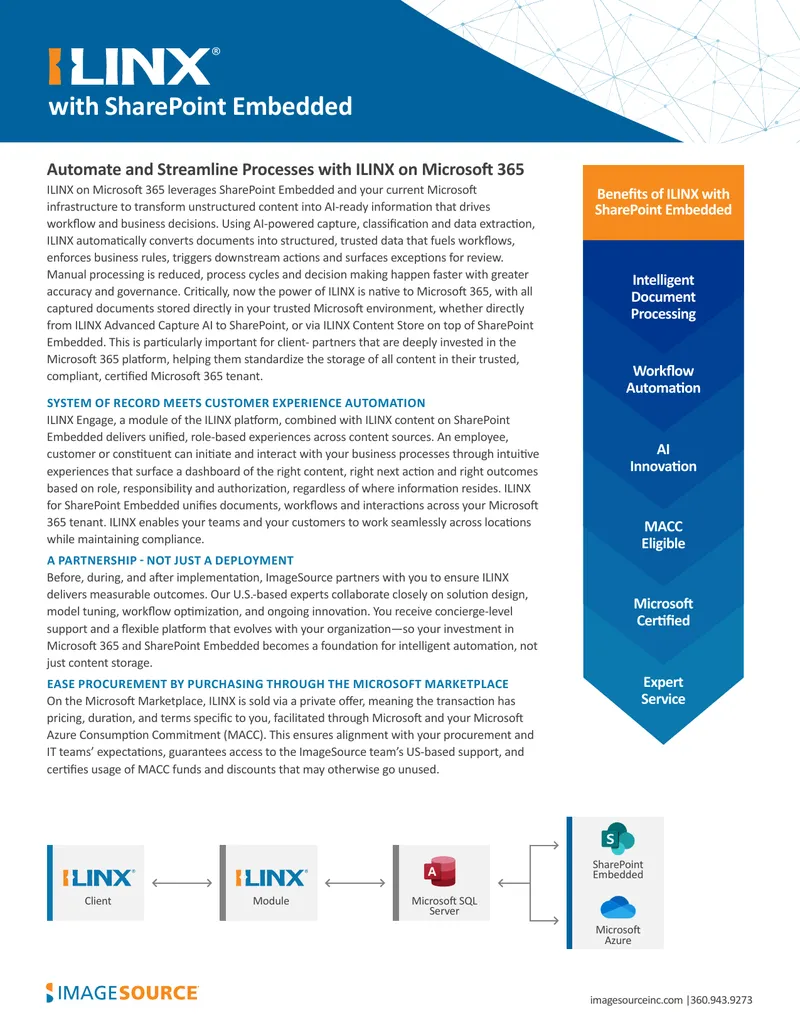 ILINX Automation and Streamlining on Microsoft 365