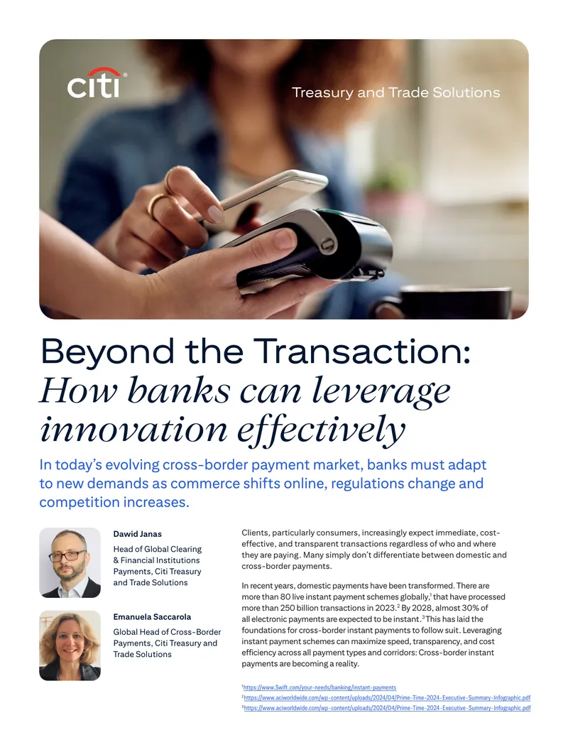 Leveraging Innovation in Cross-Border Payments