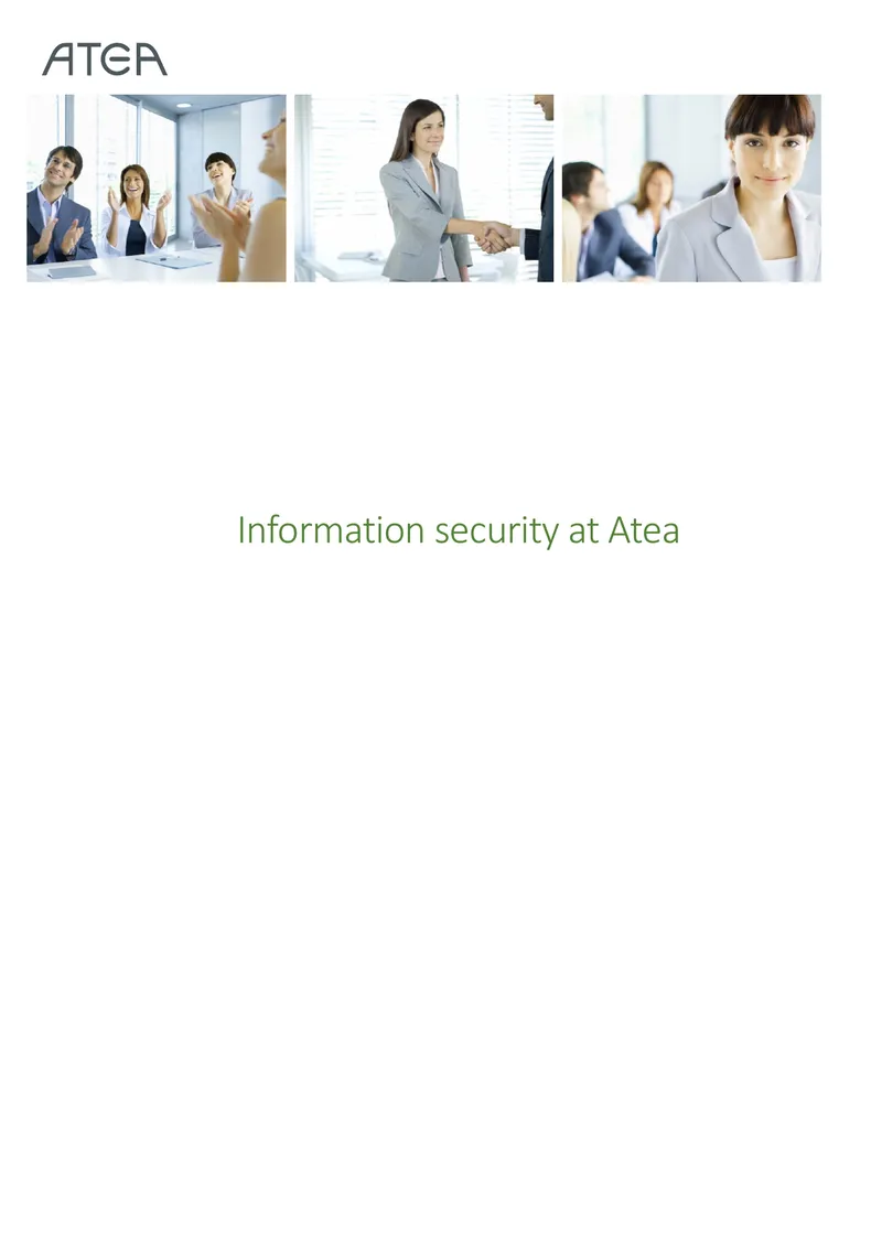 Atea Information Security Management System Overview