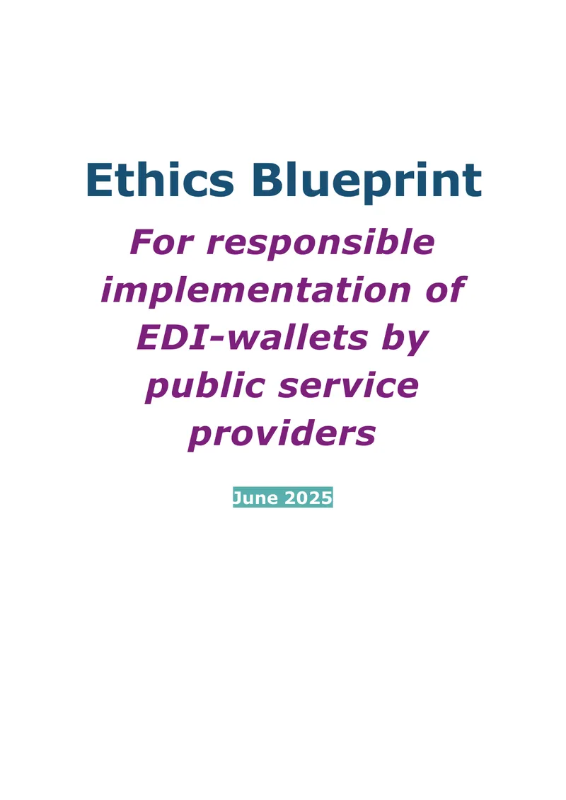 Ethics Blueprint for EDI-Wallet Implementation