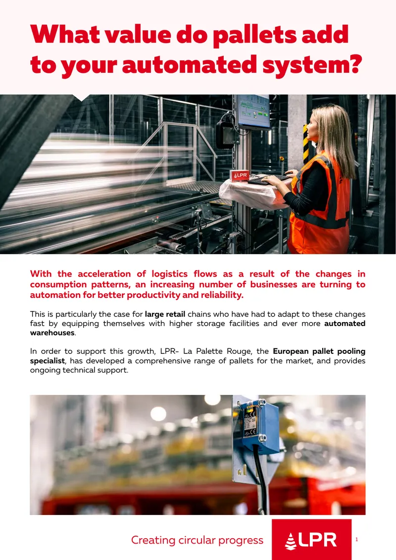 Pallet Management in Automated Logistics Systems