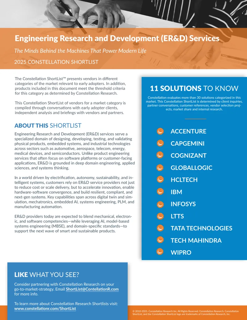 Engineering Research and Development Services Overview
