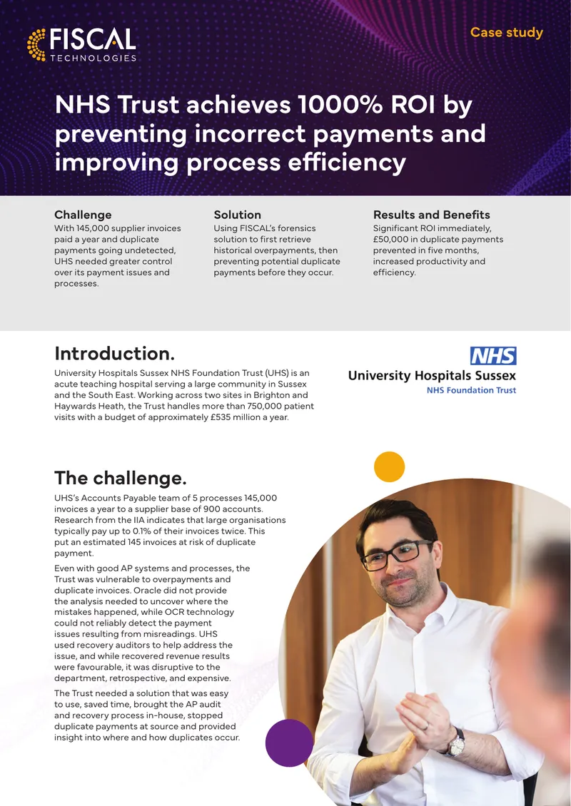 University Hospitals Sussex NHS Trust Case Study
