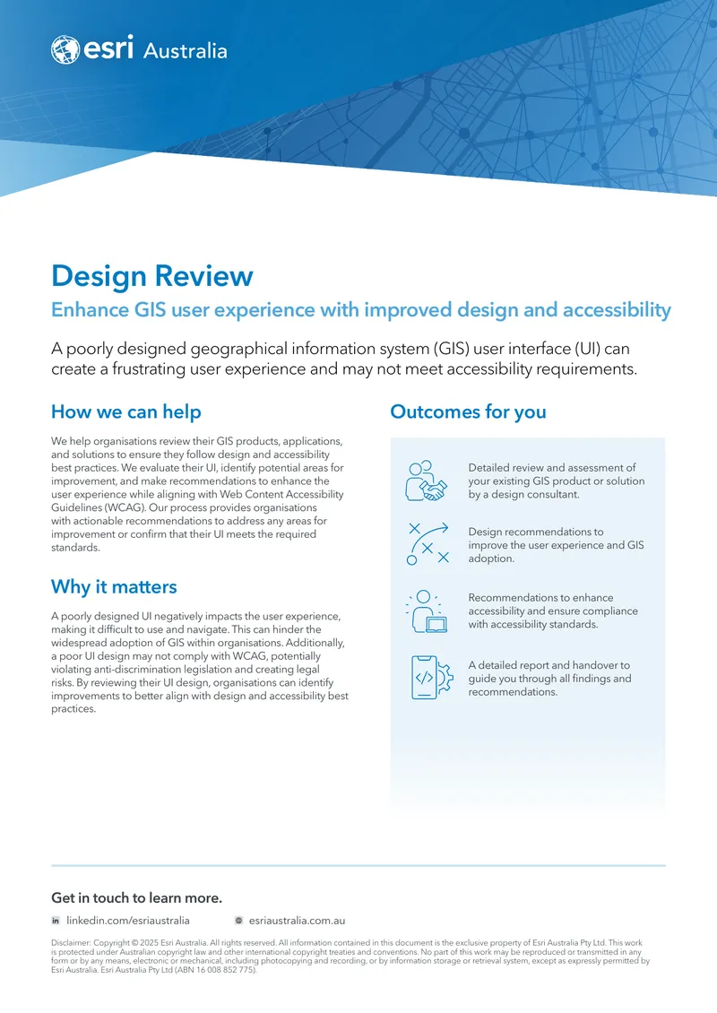 GIS User Interface Design Review Process