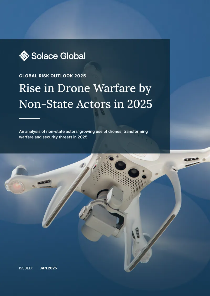 Rise in Drone Warfare by Non-State Actors in 2025