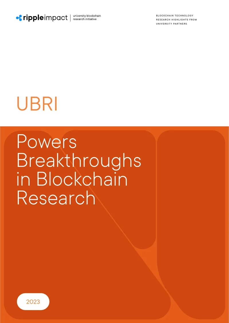 Academic Contributions from the University Blockchain Research Initiative