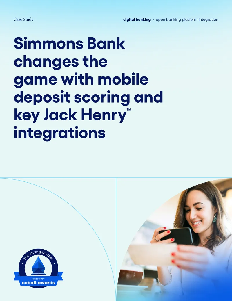 Simmons Bank Mobile Deposit Scoring Case Study