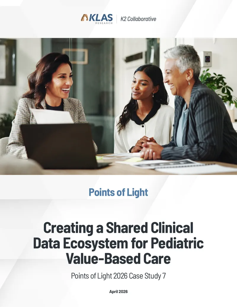 Creating a Shared Clinical Data Ecosystem for Pediatric Value-Based Care