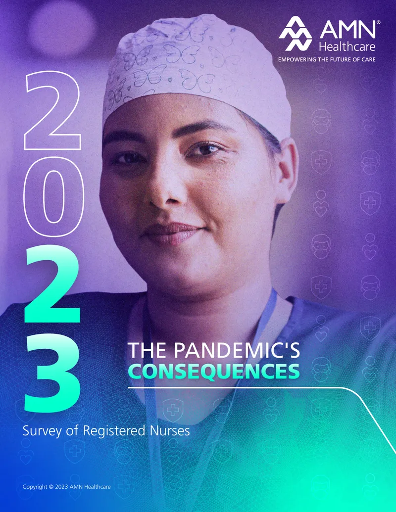2023 RN Survey on Nursing Workforce Challenges preview page 1