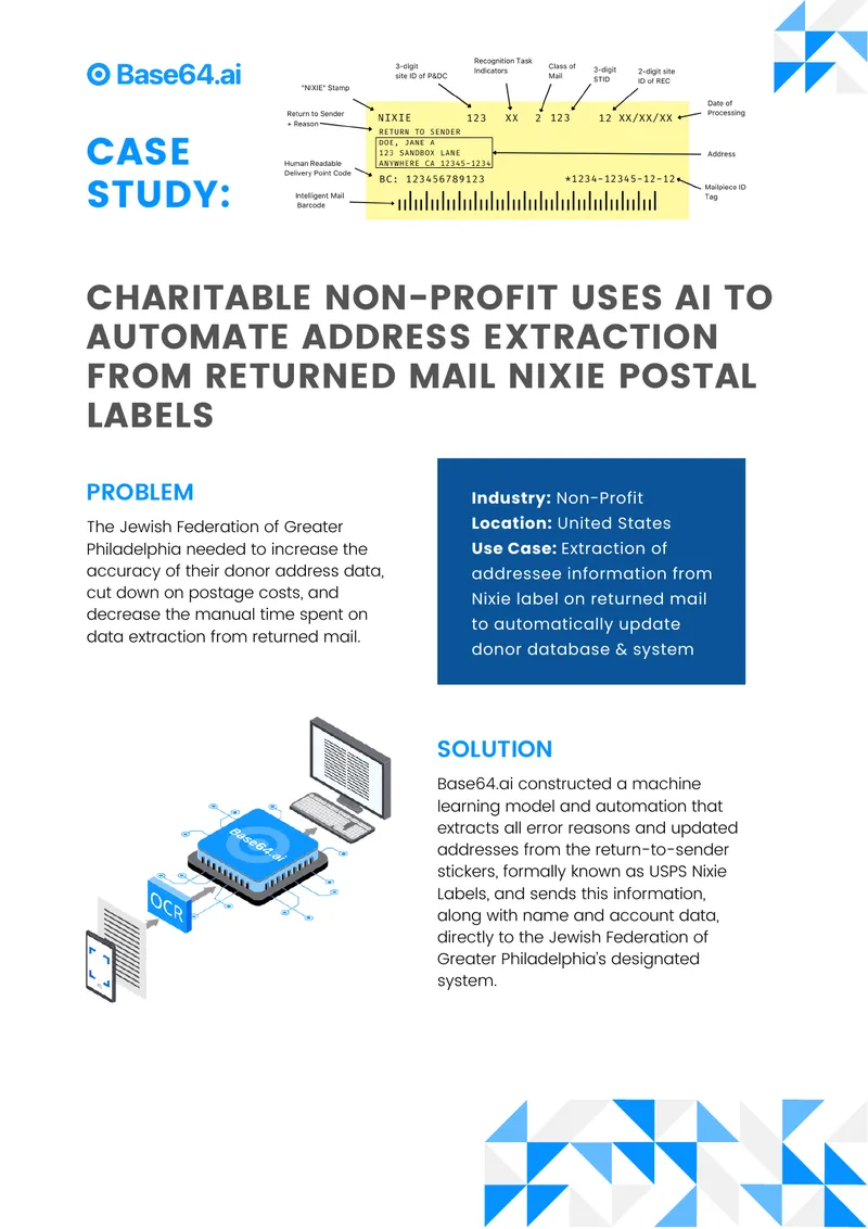 Charitable Non-Profit AI Address Extraction Case Study