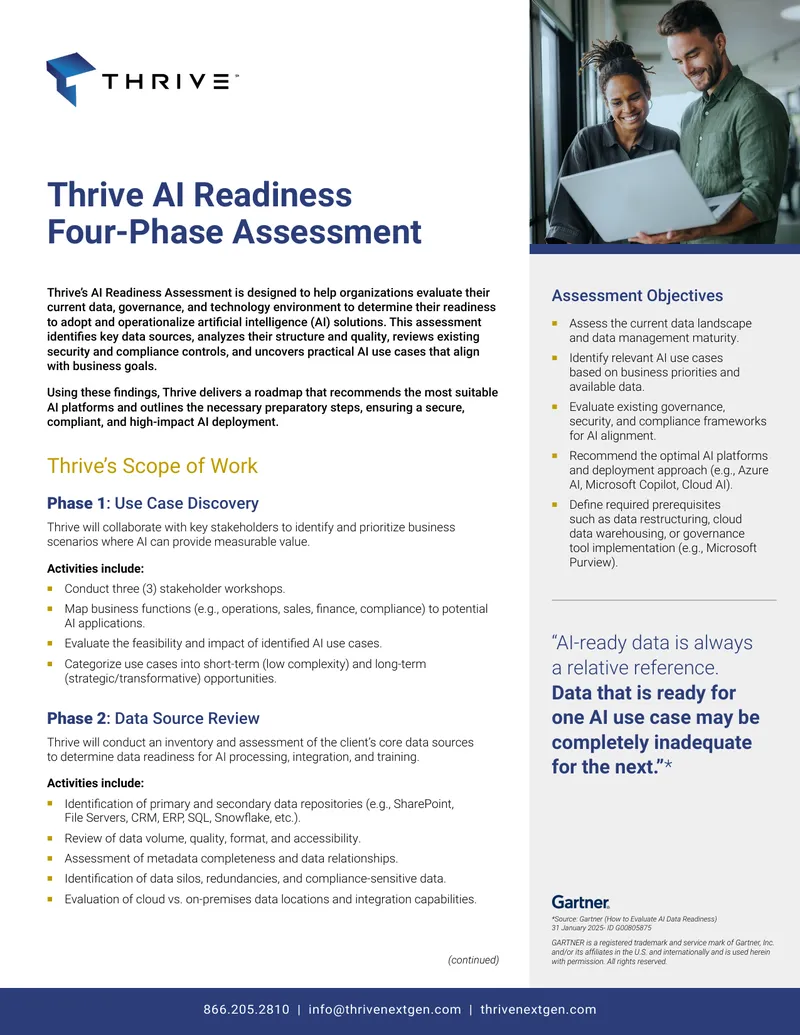 AI Readiness Assessment Four-Phase Framework
