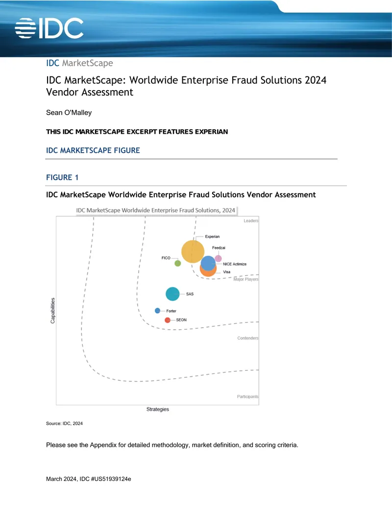 Worldwide Enterprise Fraud Solutions 2024 Vendor Assessment