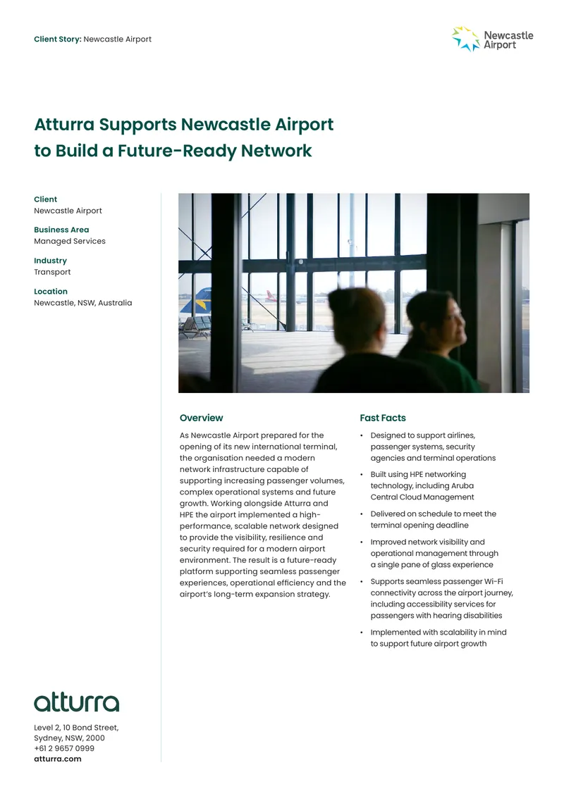 Newcastle Airport Network Infrastructure Implementation